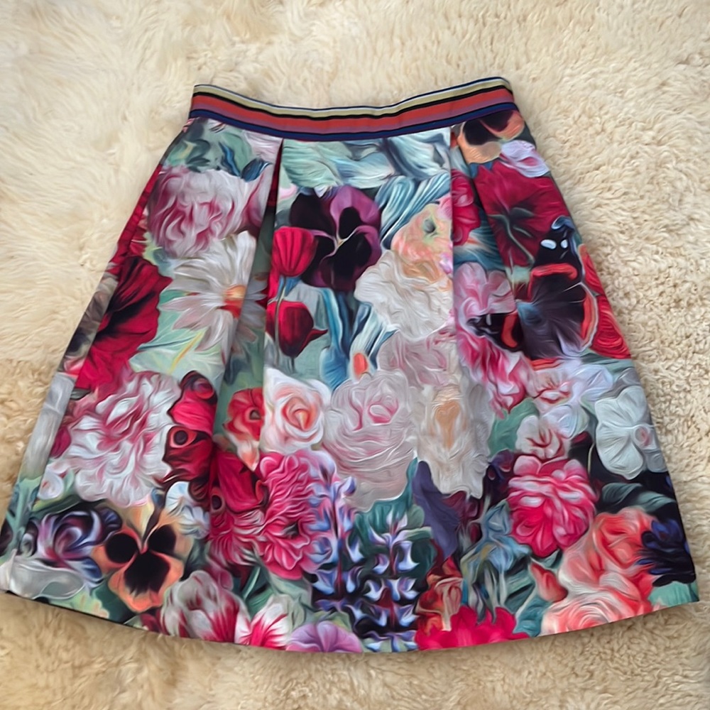 Ted Baker multicolor a-line shirt in size 2. New no tags.